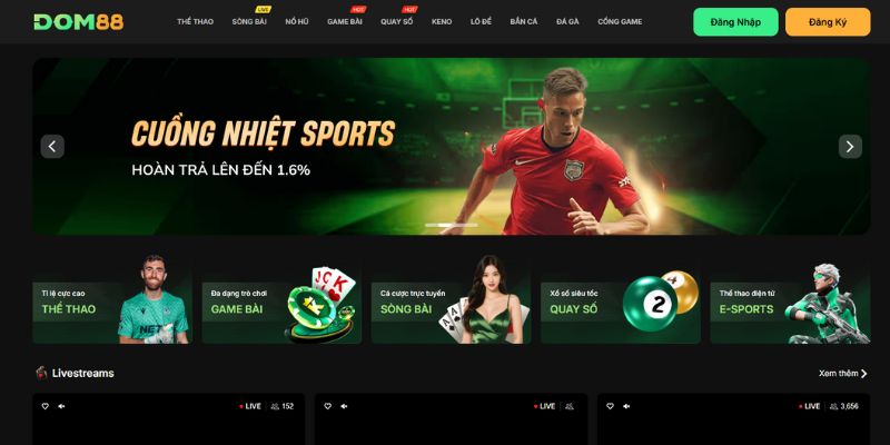 Tổng quan về nhà cái uy tín DOM88